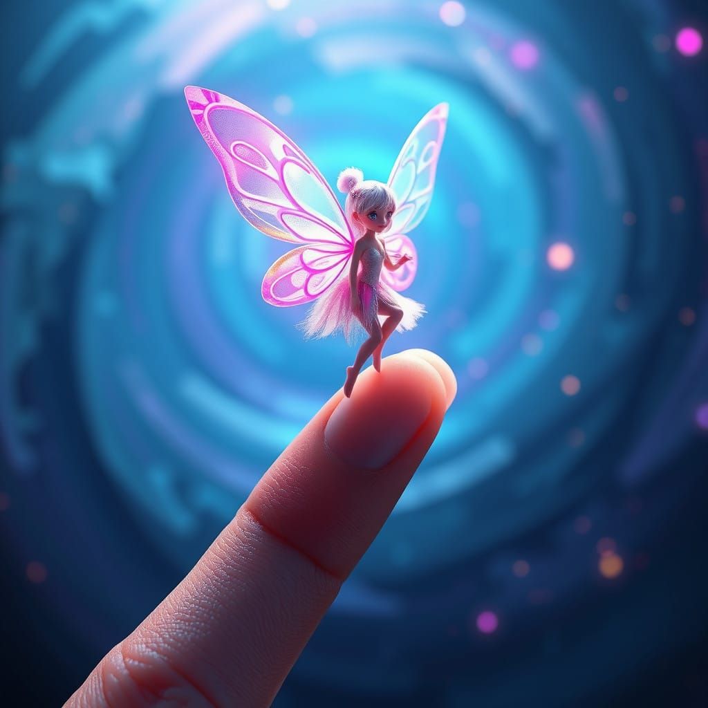 Miniatur Fairy: Delicate, Iridescent Beauty