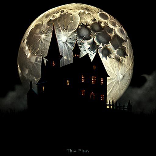 Ethereal Vampire Under Moonlit Manor