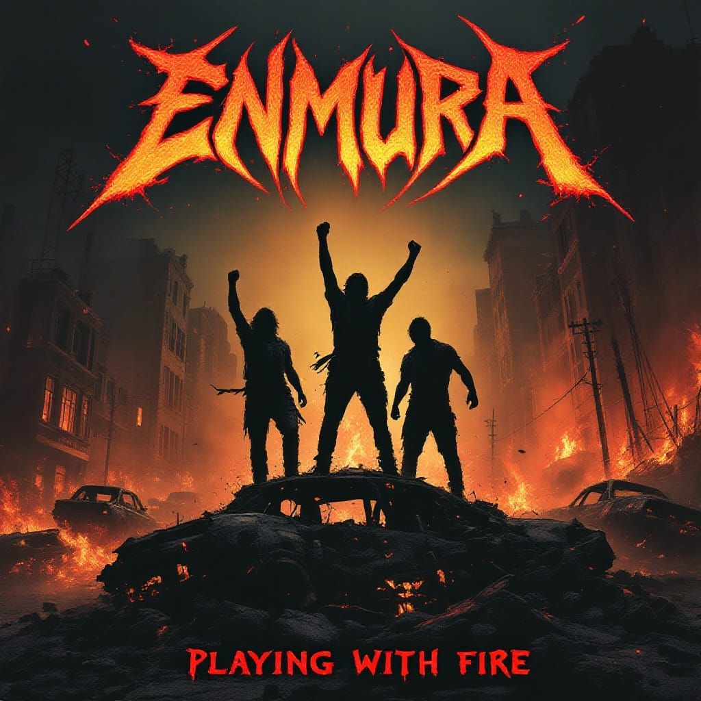 Urban Rebellion Ignited - Thrash Metal Album Art