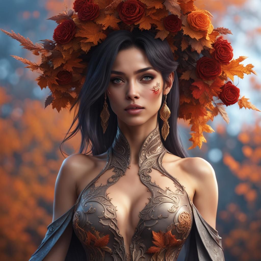 Fantasy Woman with Intricate Details in 8k Resolution
