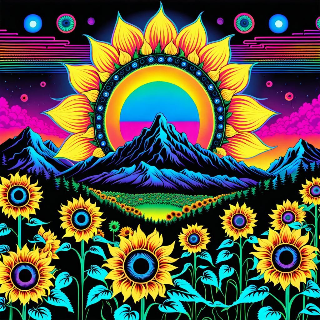 Hippie Sunflowers