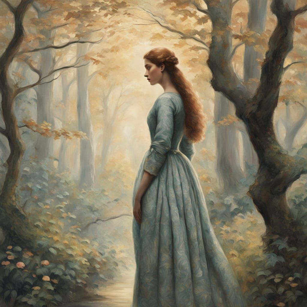 Ethereal Beauty in a Lush Forest