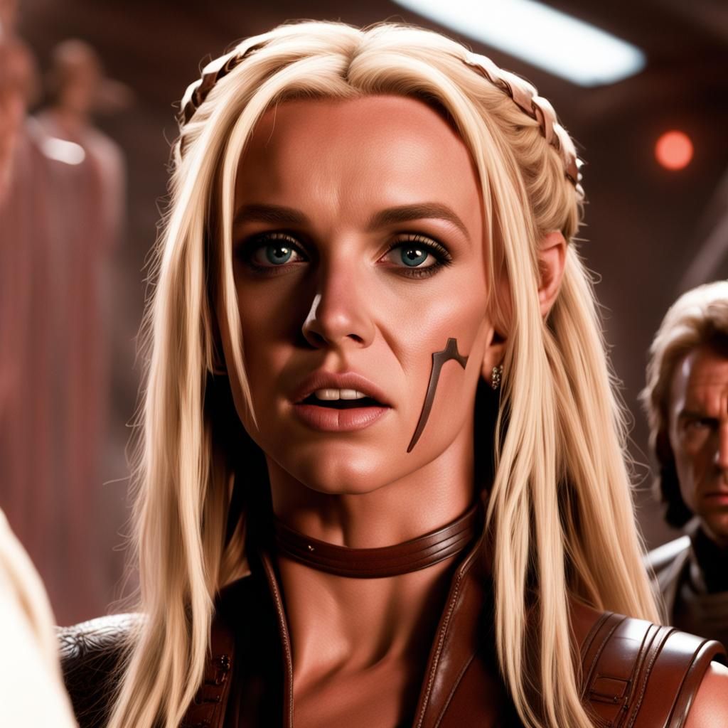 Britney Spears as Star Wars Rogue: Photorealistic AI Art