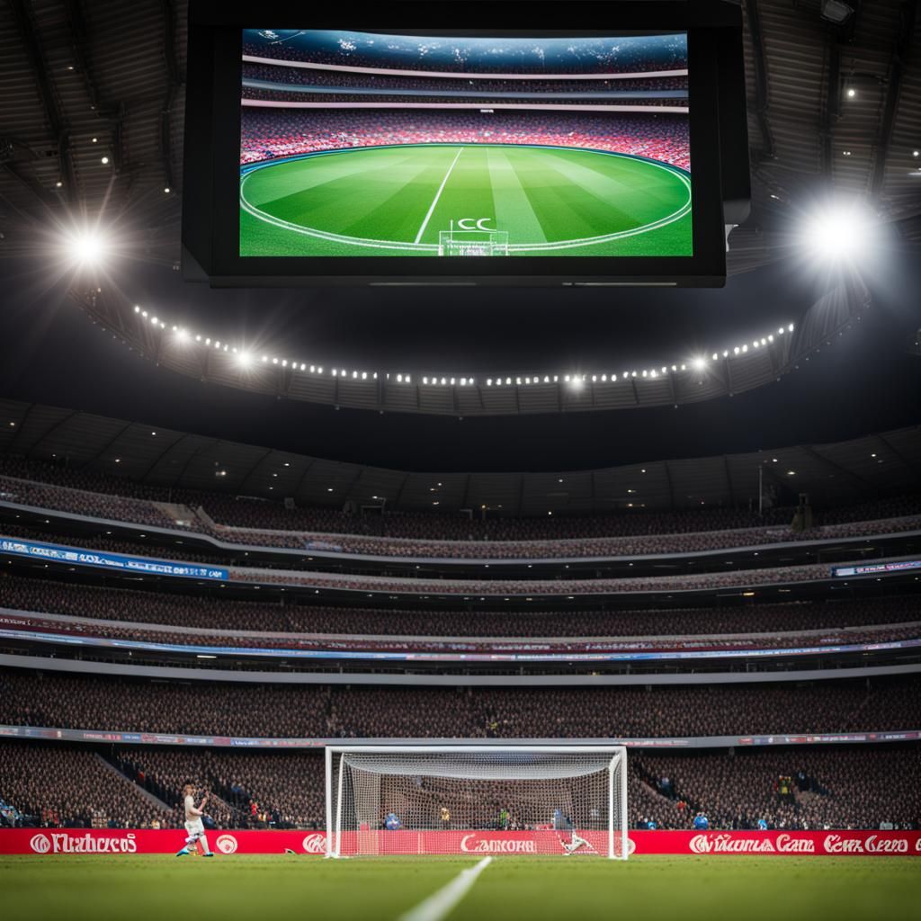 stadium with jumbotron