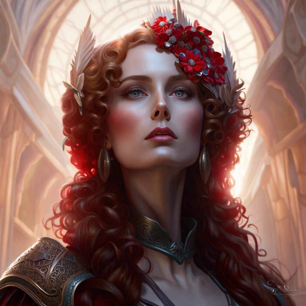 Britomart: Fairy Queen in Hyperdetailed Fantasy Armour