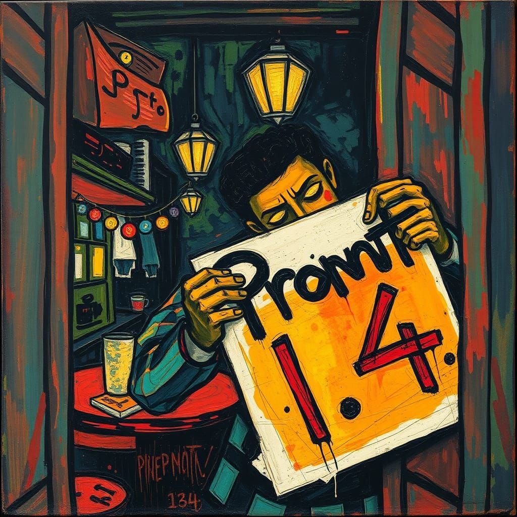 a nightcafé creator hiding his prompt