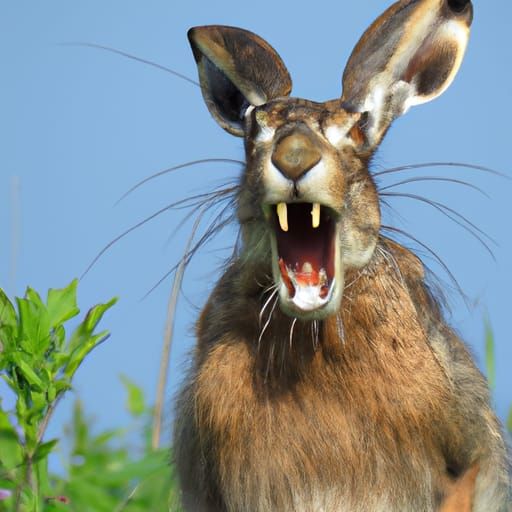 Very Angry Hare Generated by AI