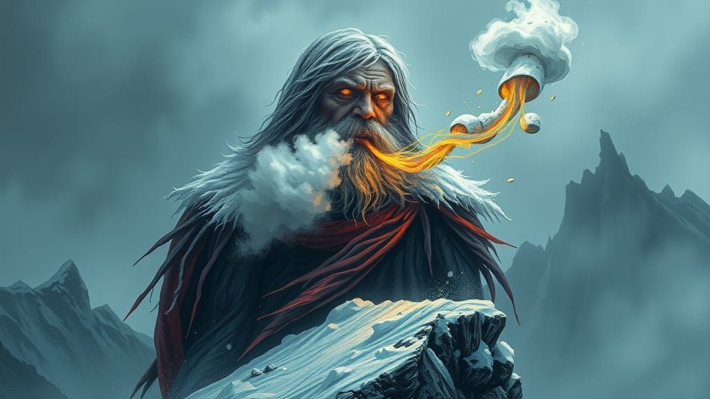 Old Man Winter Unleashes a Ferocious Gale