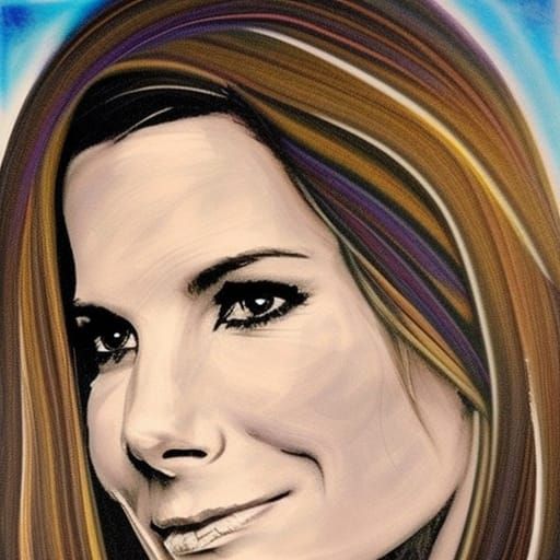 Stunning by artist "David walker" Sandra Bullock"