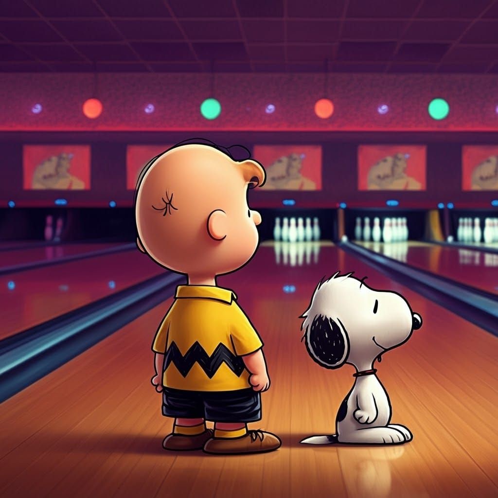 Charlie Brown and Snoopy Bowl, Comic Art