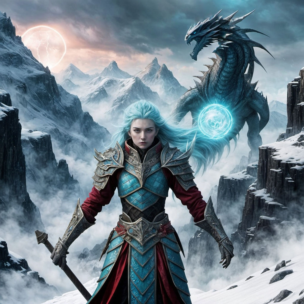 Epic Dragonborn Sorceress Conquers the Snow-Capped Peaks in ...