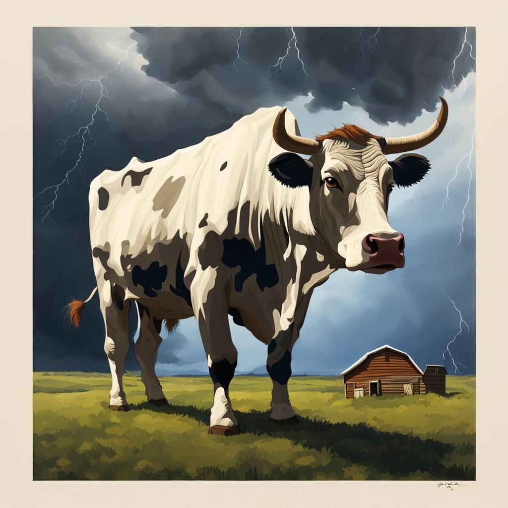 Giant Cow and Storm Giant Together