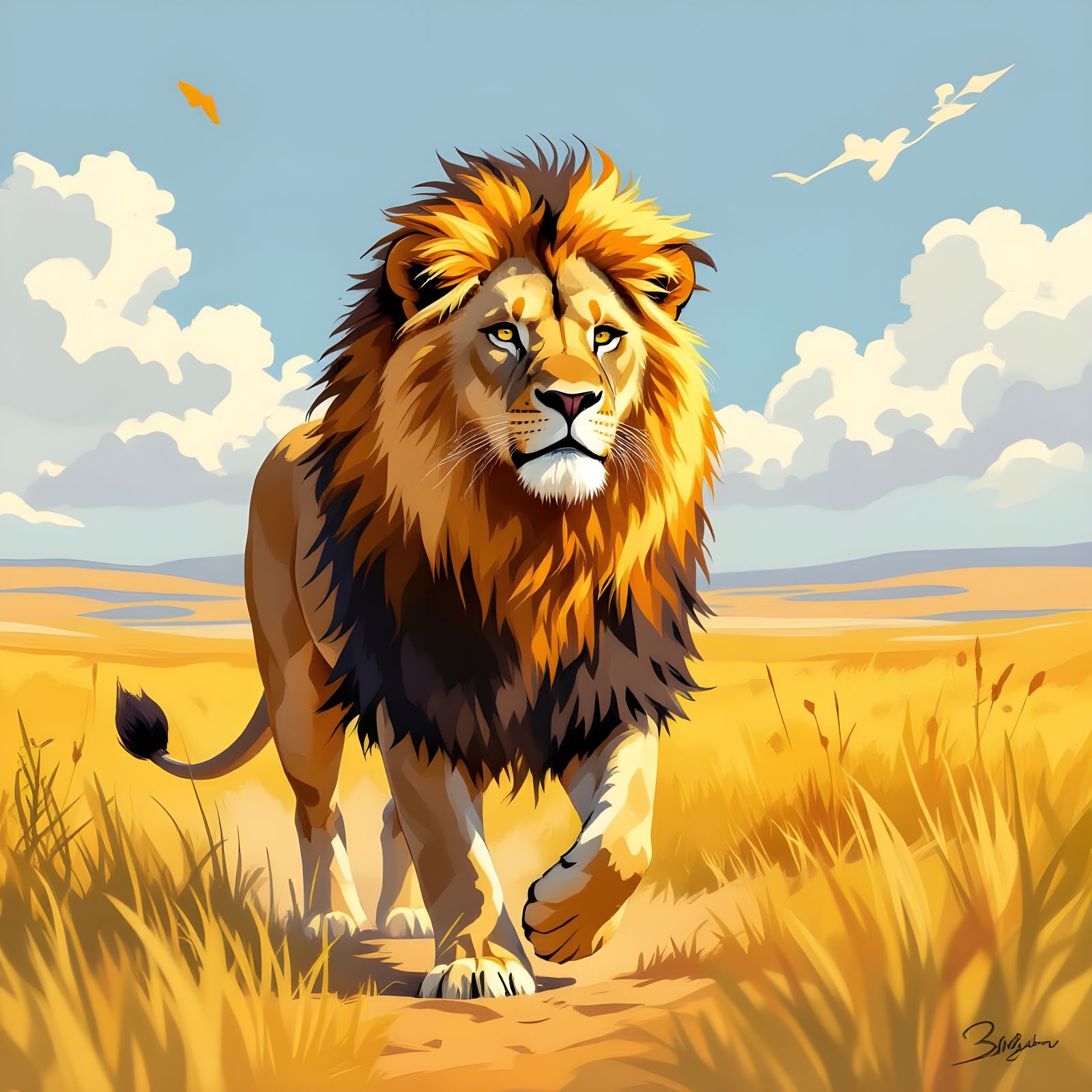 Majestic AI-Generated Visual Art