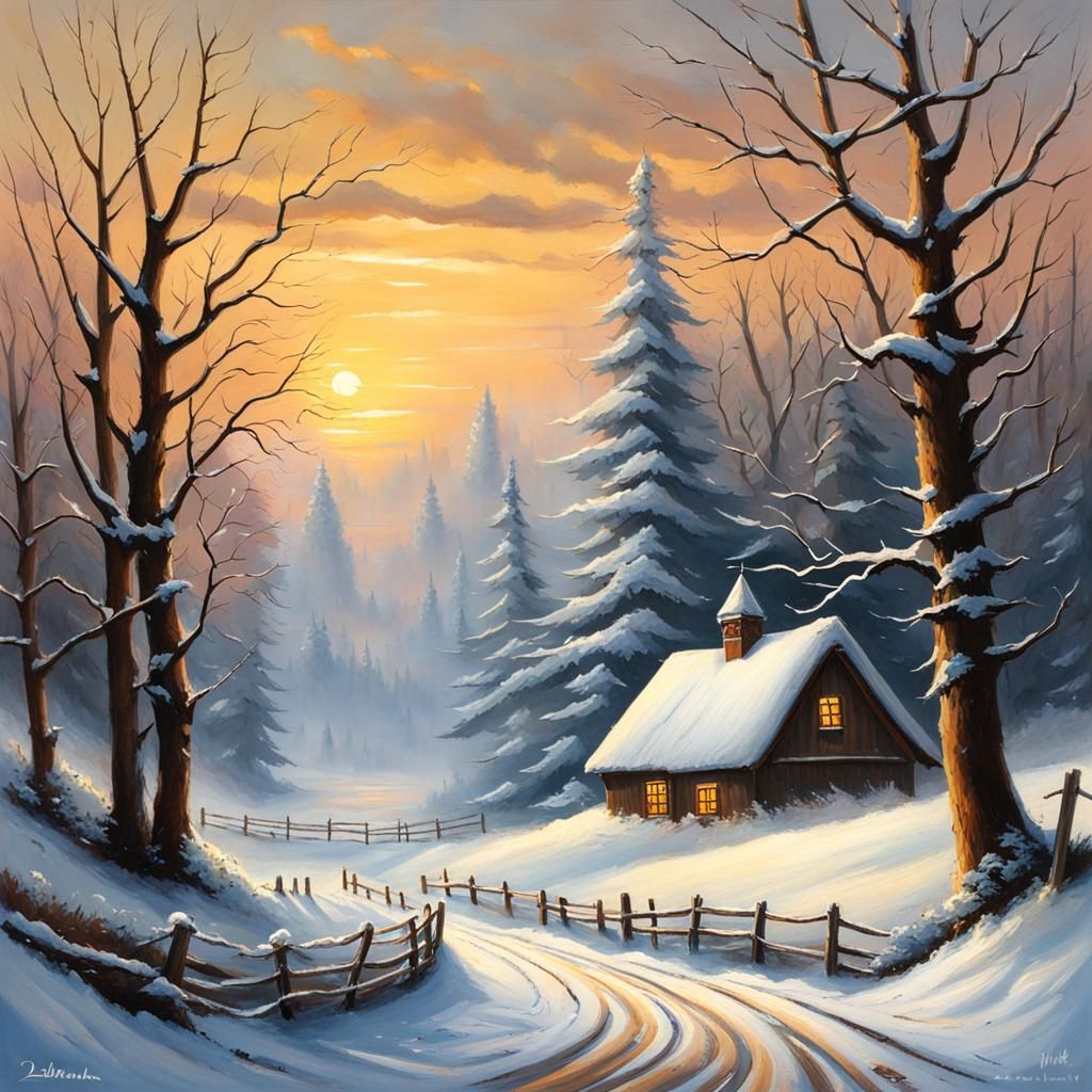 Steam Train Journey Through Winter Wonderland