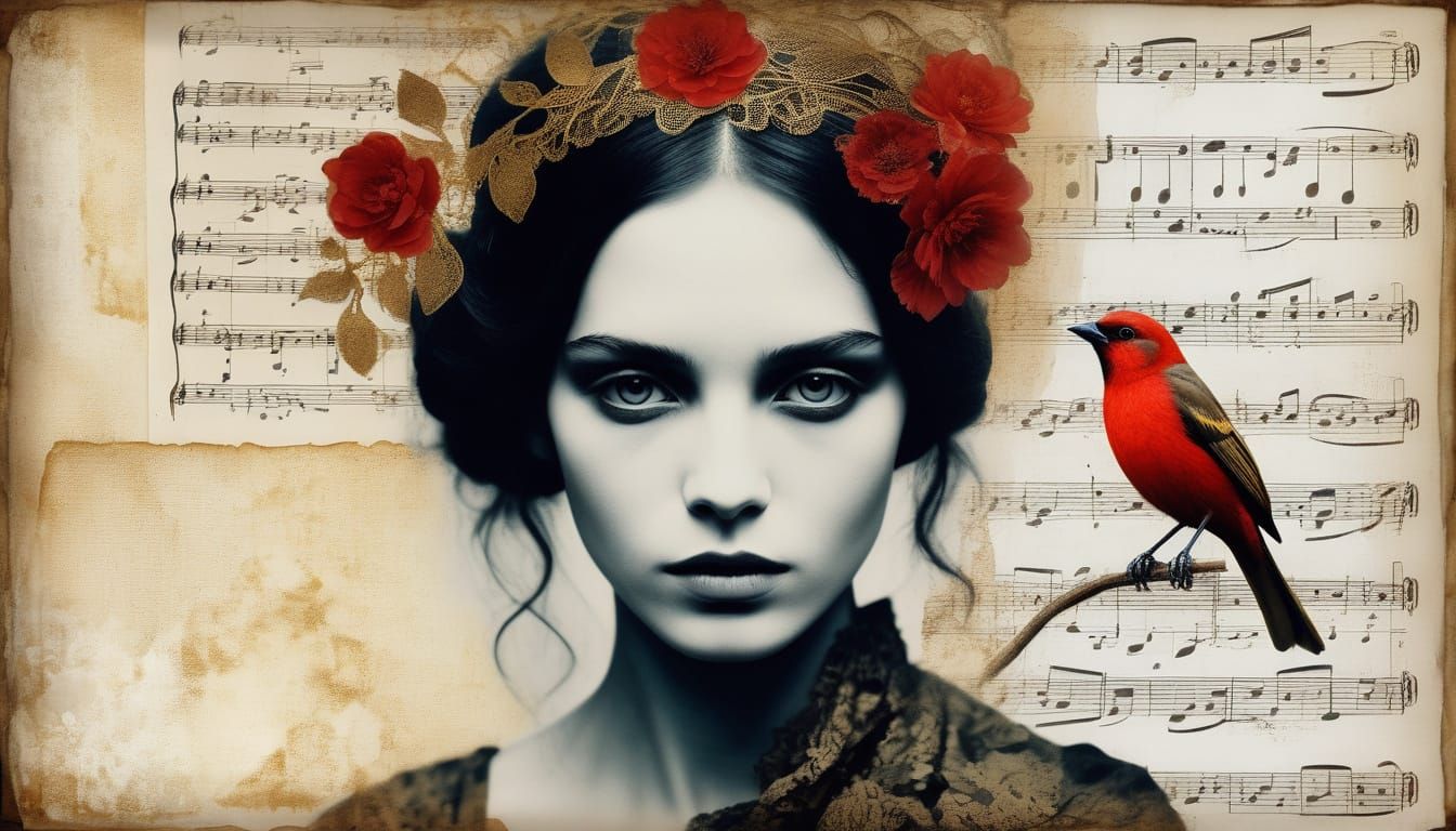 Longing for Ivory Cities in a Collage of Dreams