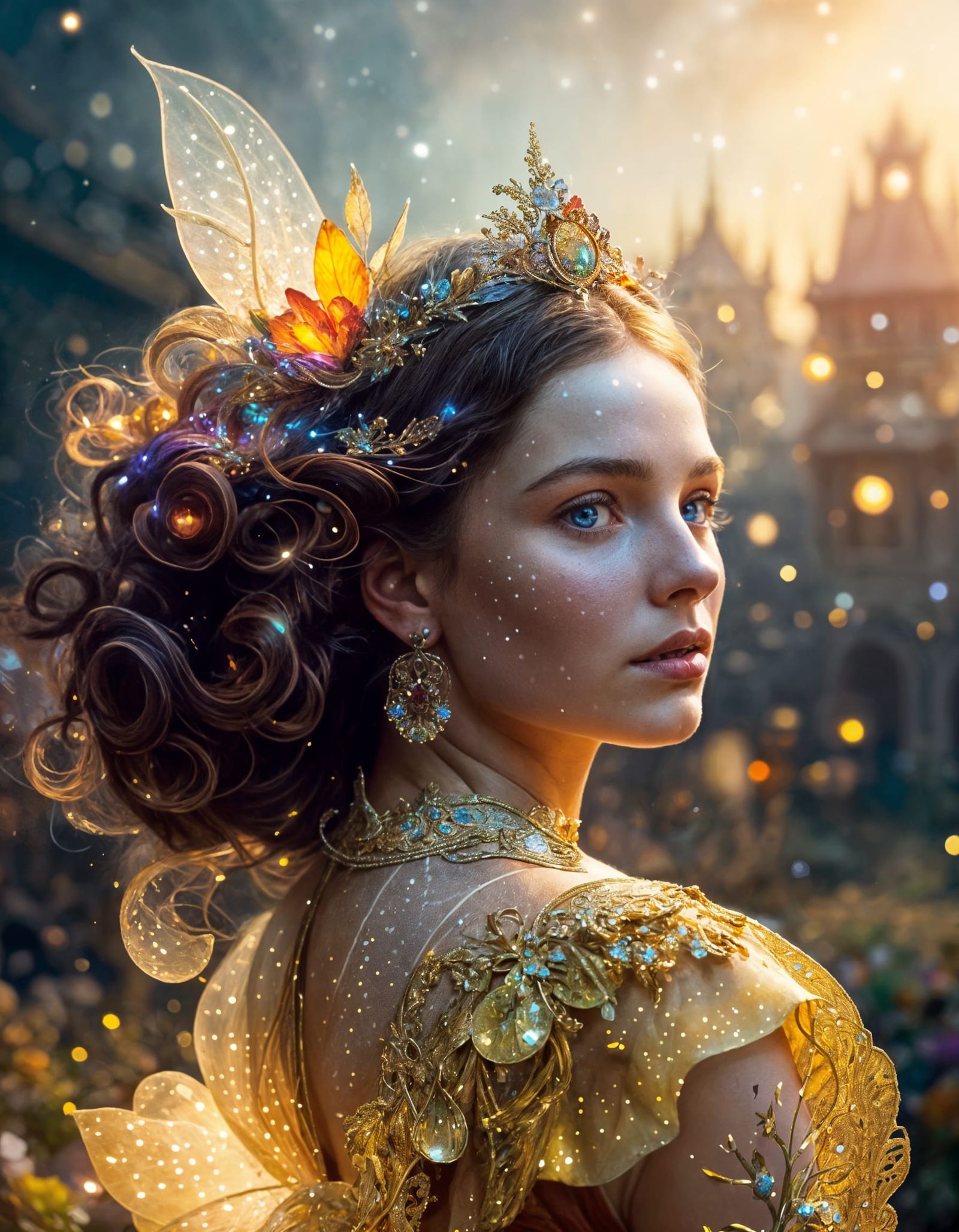 Stunning Fairy Woman at Renaissance Festival