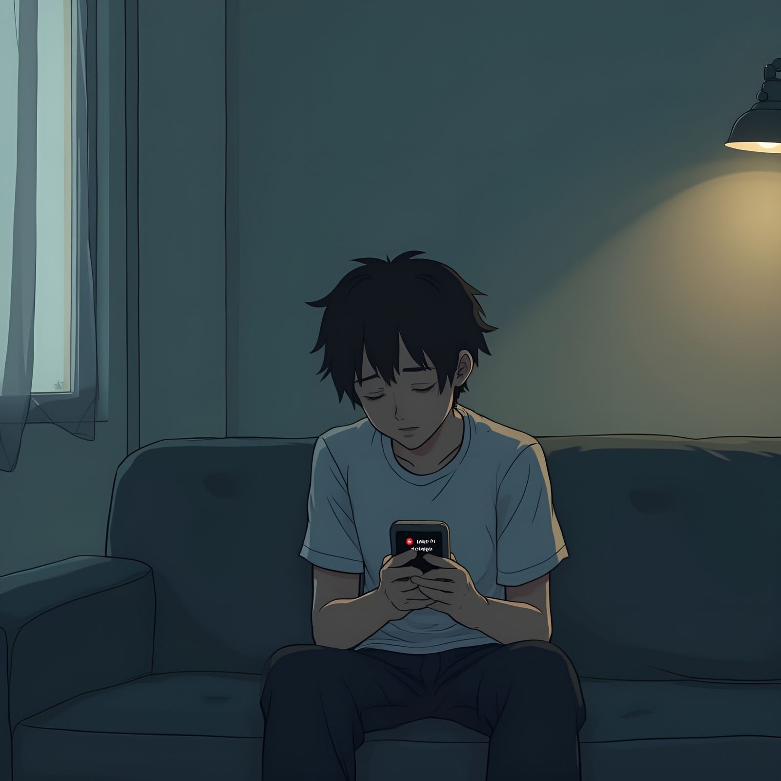 Minimalist Room Scene in Cinematic Realism Style