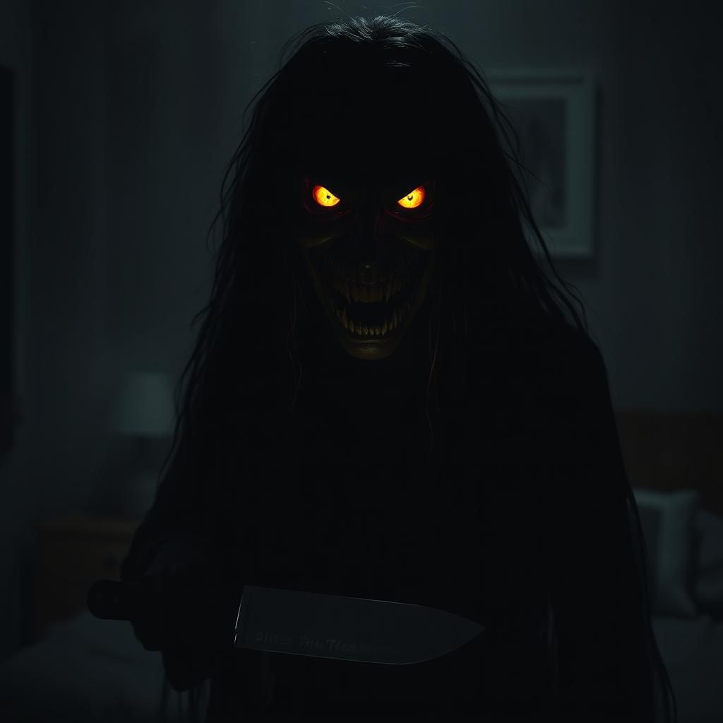 Terrifying Ghostly Figure in the Style of Giger