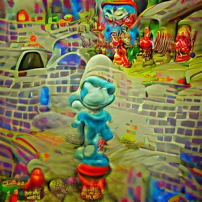 Psychedelic Colorful Landscape in HDR