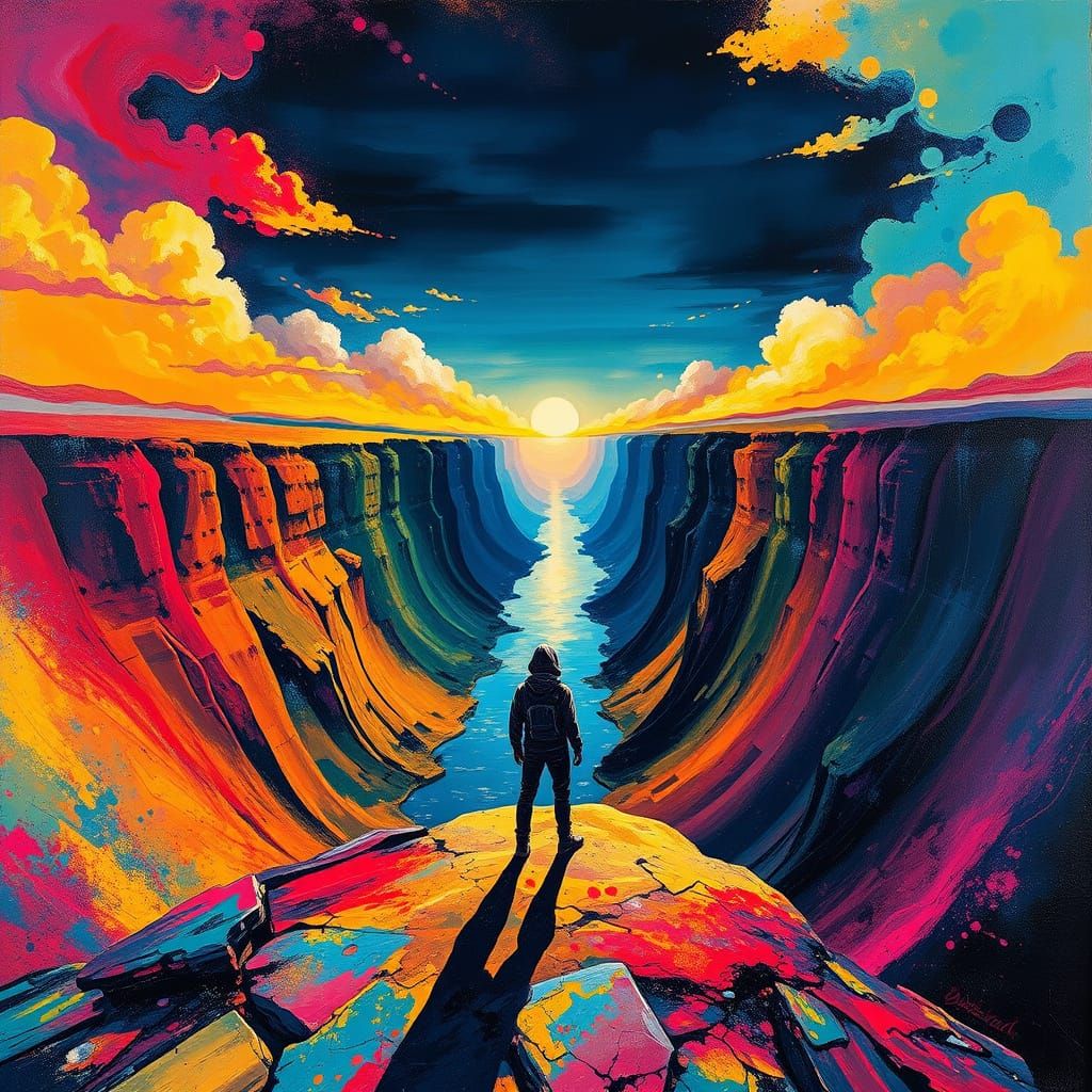 Polychromatic Landscape: Freedom at Dawn