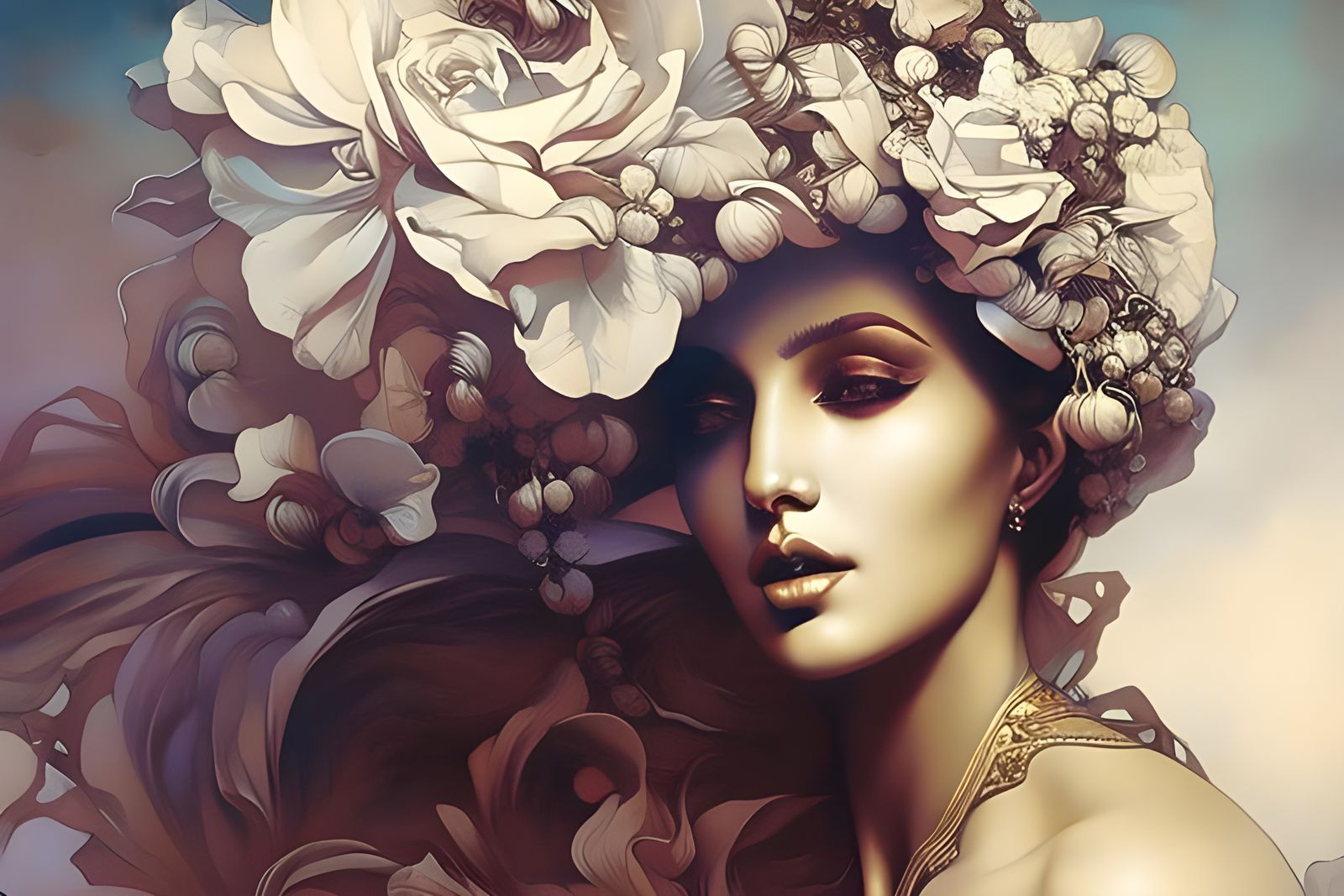 Surreal Politician Portrait in Symbolist Style