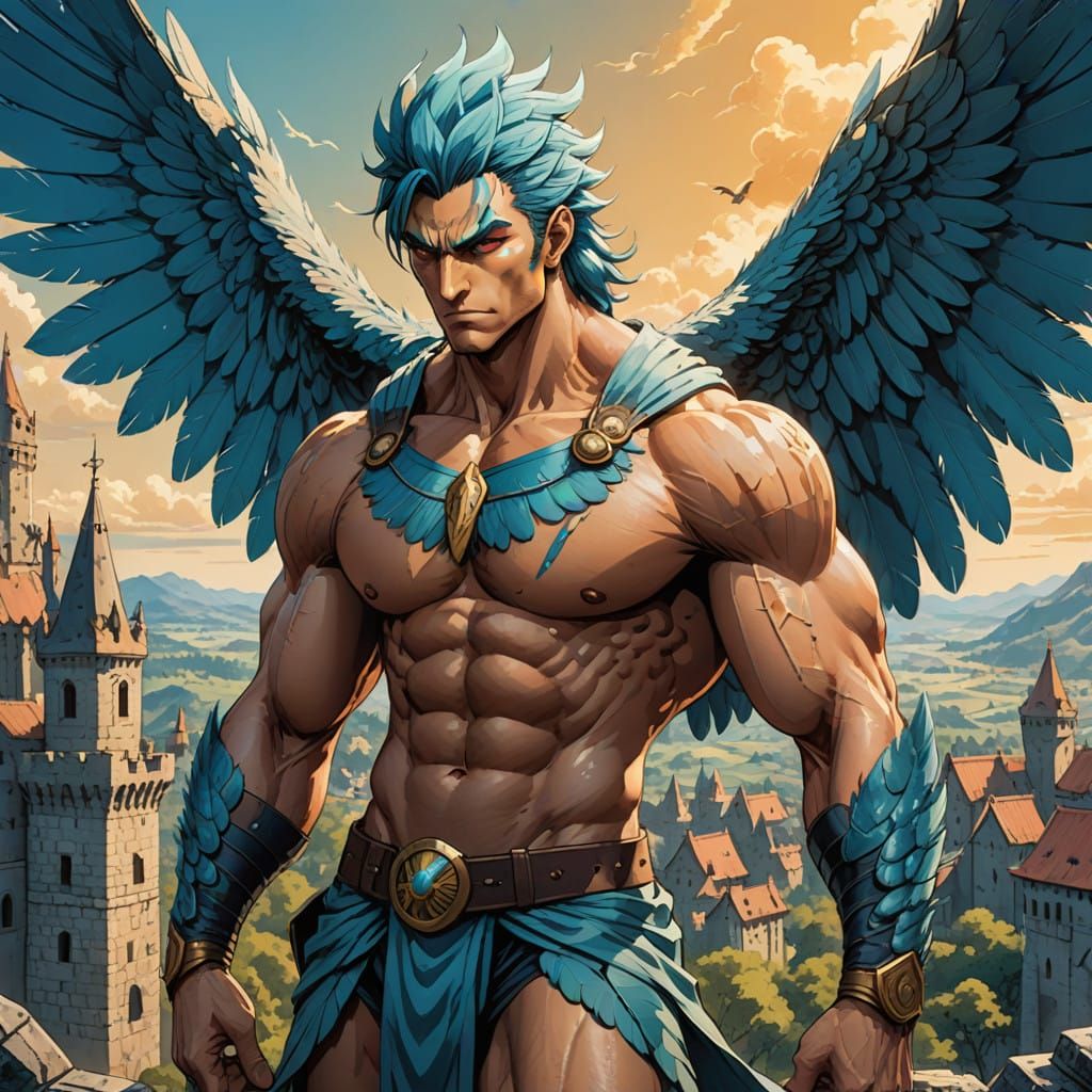 Cyberpunk Prince of the Stormy Realm