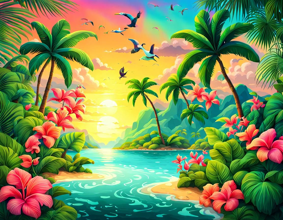 Tropical Island Paradise