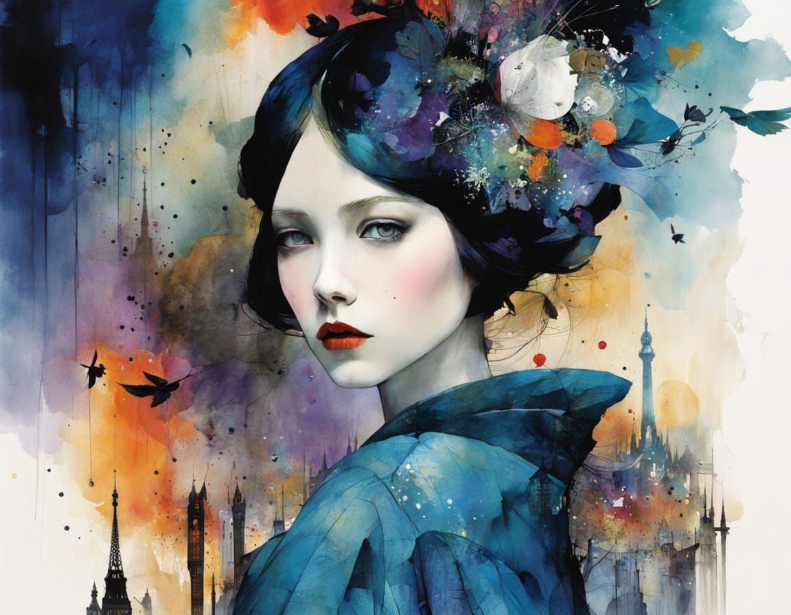 in the style of Luis Gabriel Pacheco, Jean-Baptiste Monge, H...