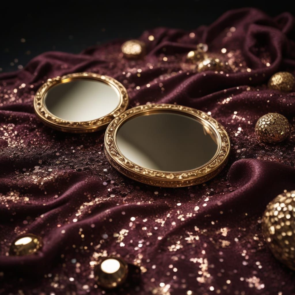 Surreal Luxury Photography with Tiny Sequins