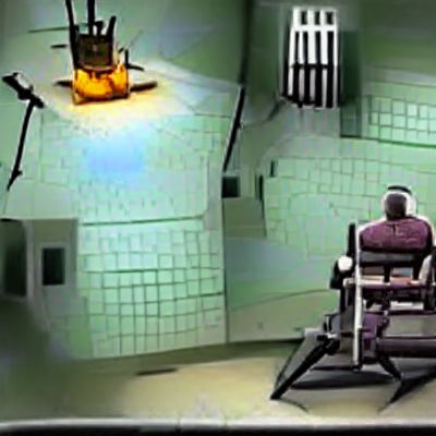 Death Row Escape: Dark Prison Scene