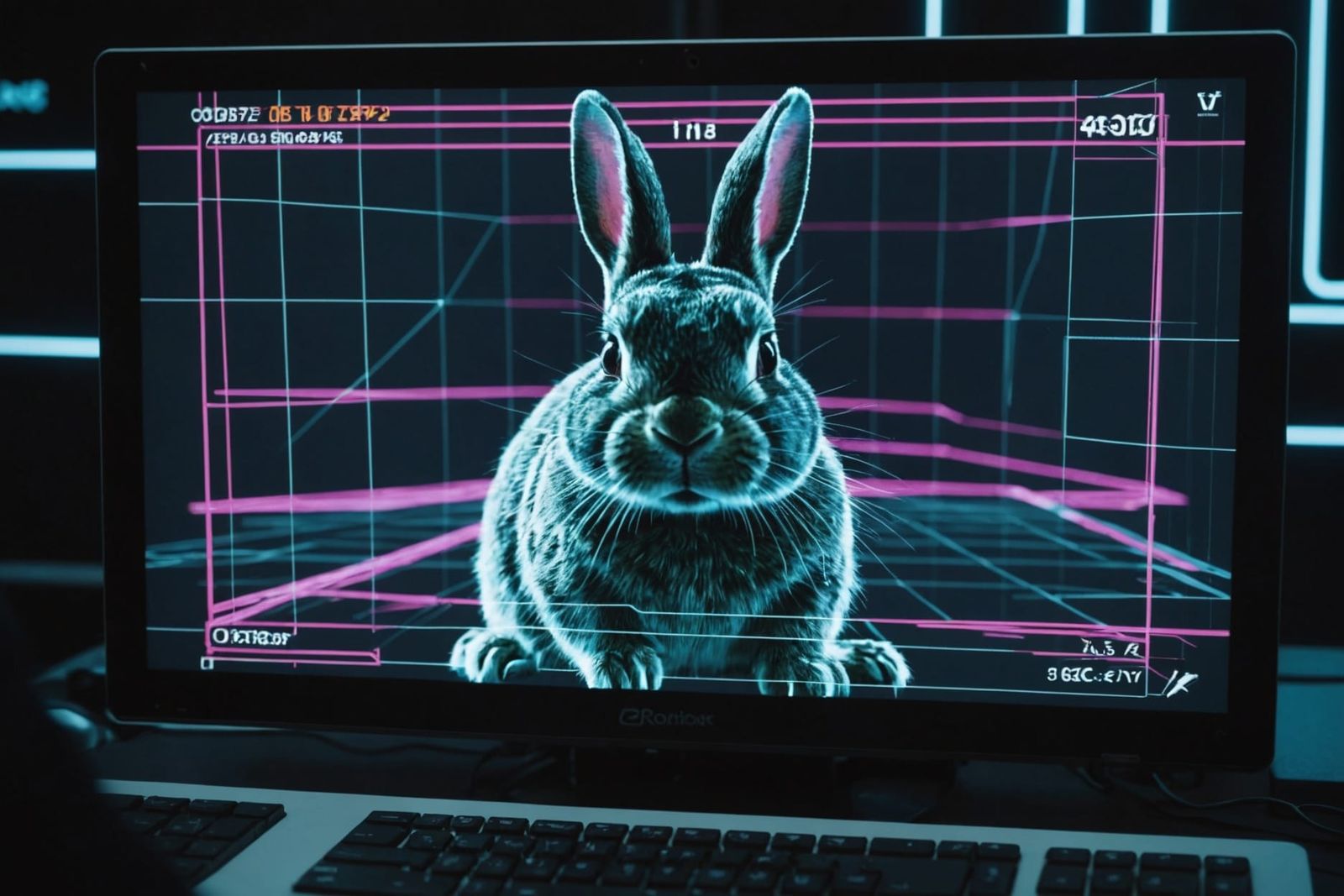 Glitched Rabbit Video Game