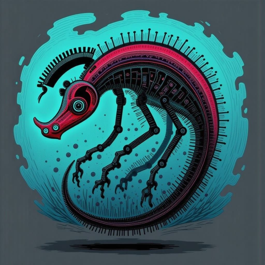 Robot Seahorse with Oceanic Cybernetic Elements