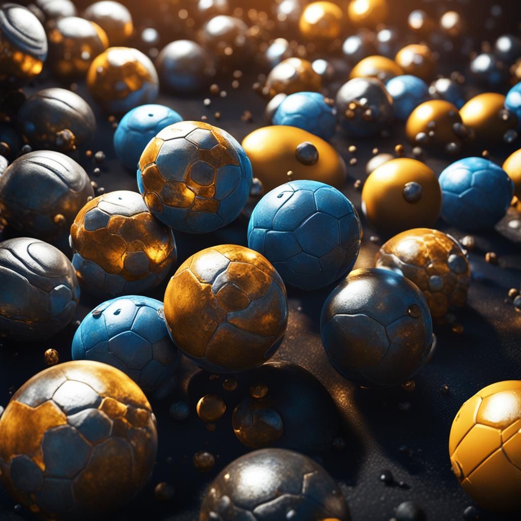 Dynamic Spheres Rendered with Cinematic Quality