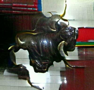 AI Generated Bull Image