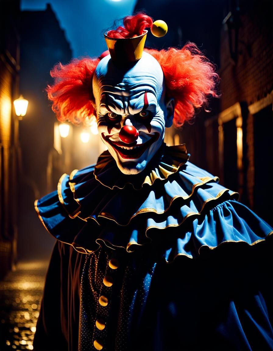 Art the Clown in Dark Alley: Cinematic Horror