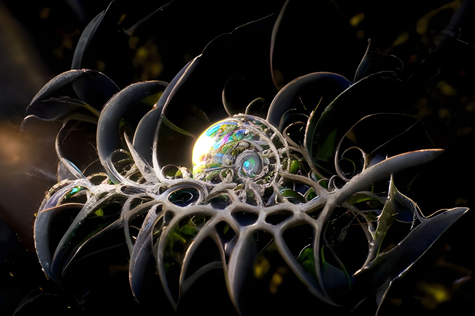 Fractal Planet: Non-Euclidean Geometry in 3D