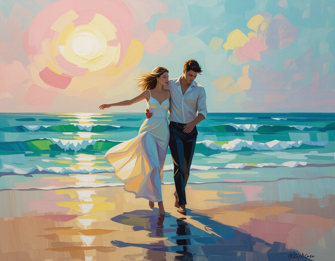 Life as a Race: Impressionist-Rococo Metaphor Painting