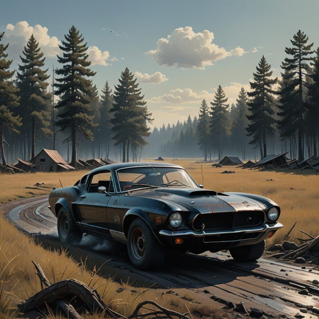 Vibrant Cobra in Impressionist Style with Gouache Texture