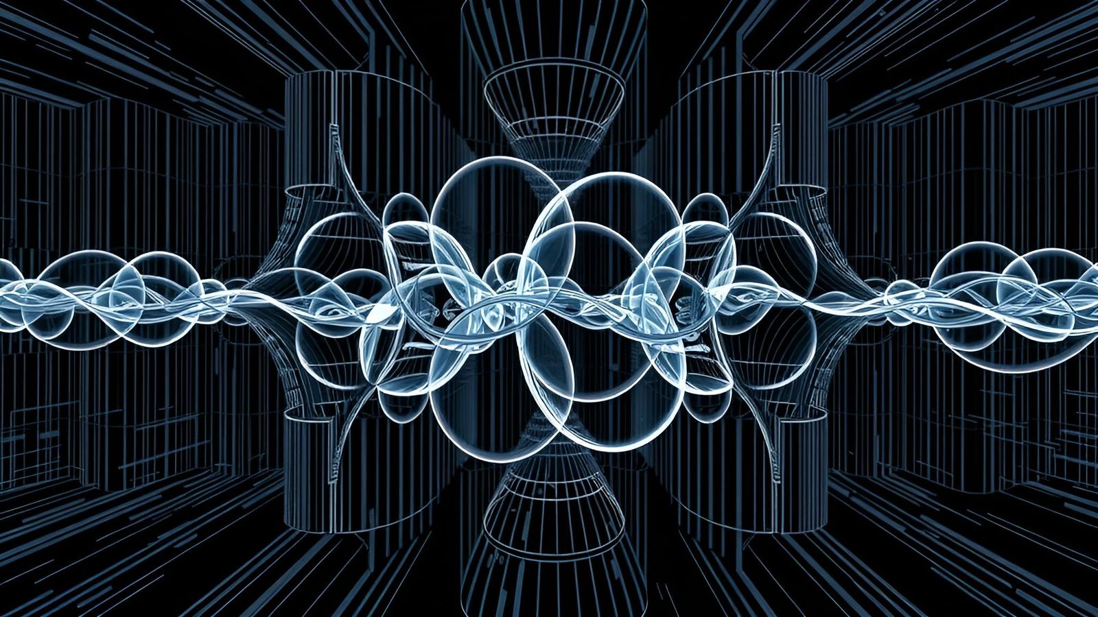 Distorted Figures in Chaotic Digital Interference