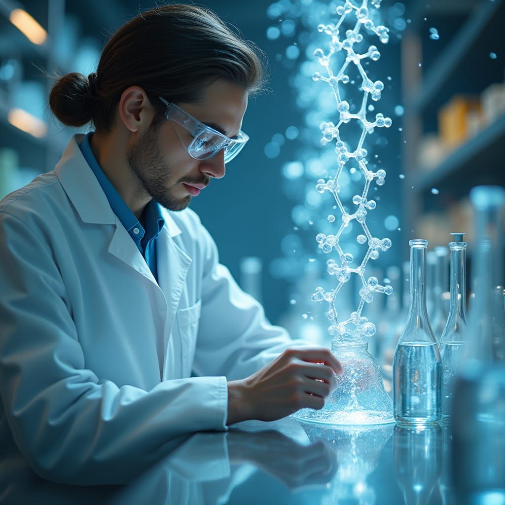 Visionary Scientist Crafts Perfect Healing Molecule in Lab