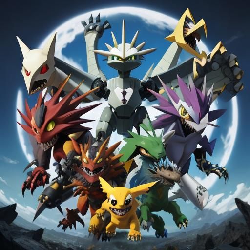 AI Generated Digimon Character