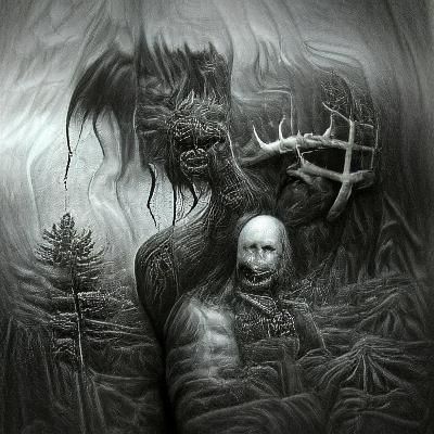 Sinister Black Metal Demons and Forests