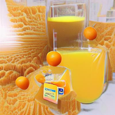 Fresh Orange Juice in Glass
