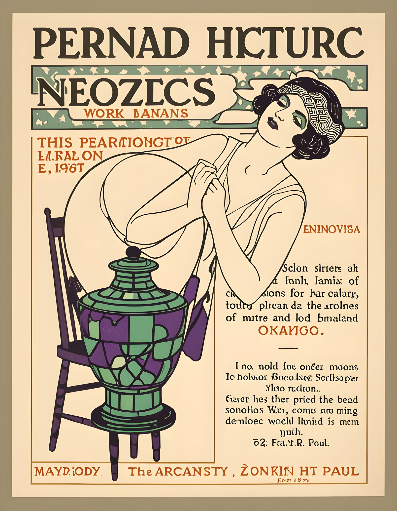 Vintage Pulp Magazine Cremation Jar Advertisement