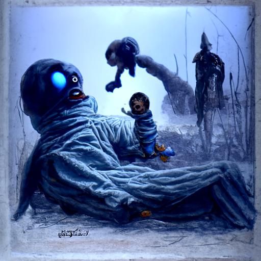 Iggle Piggle Nightmare in Doré Style