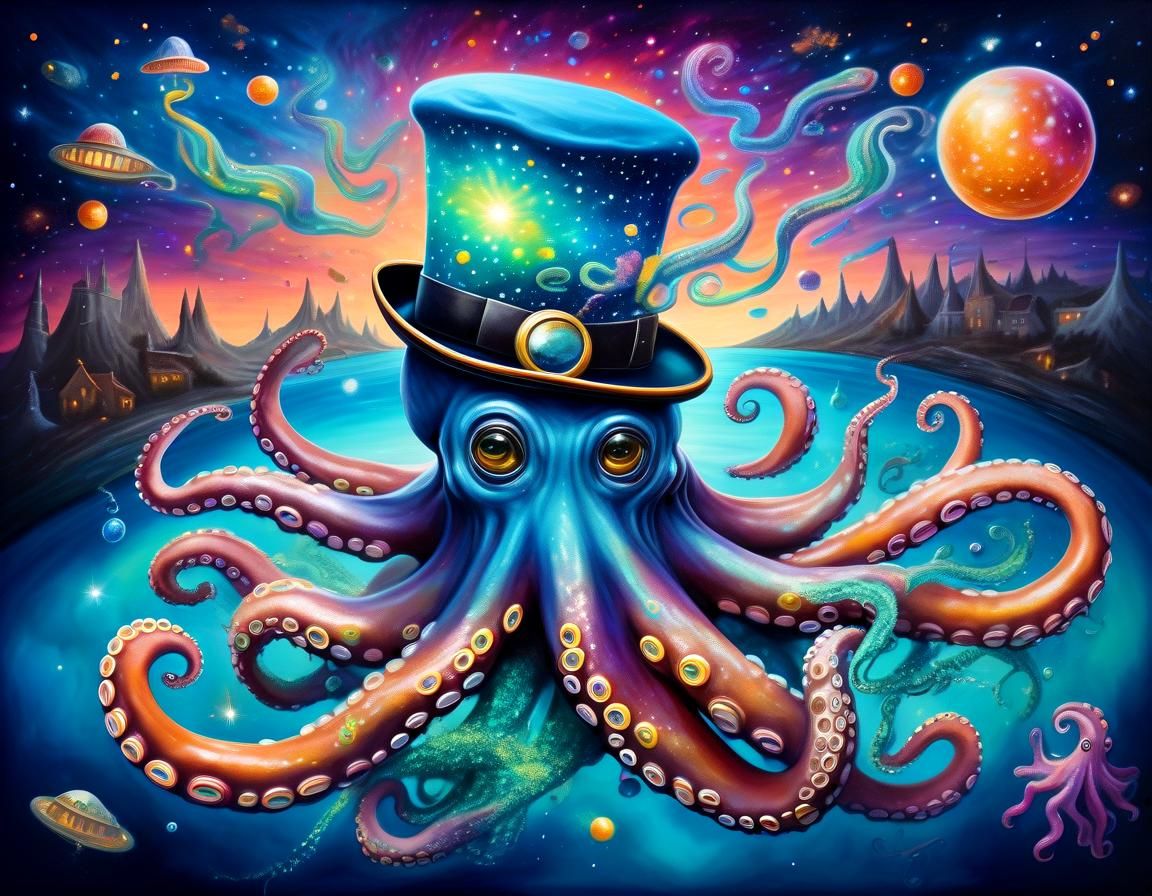 The Cosmic Brushstroke of Creation