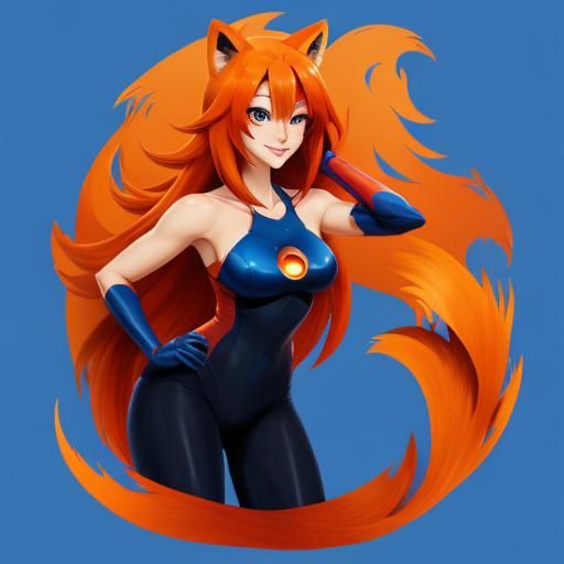 Mozilla Firefox Anime Girl Humanization