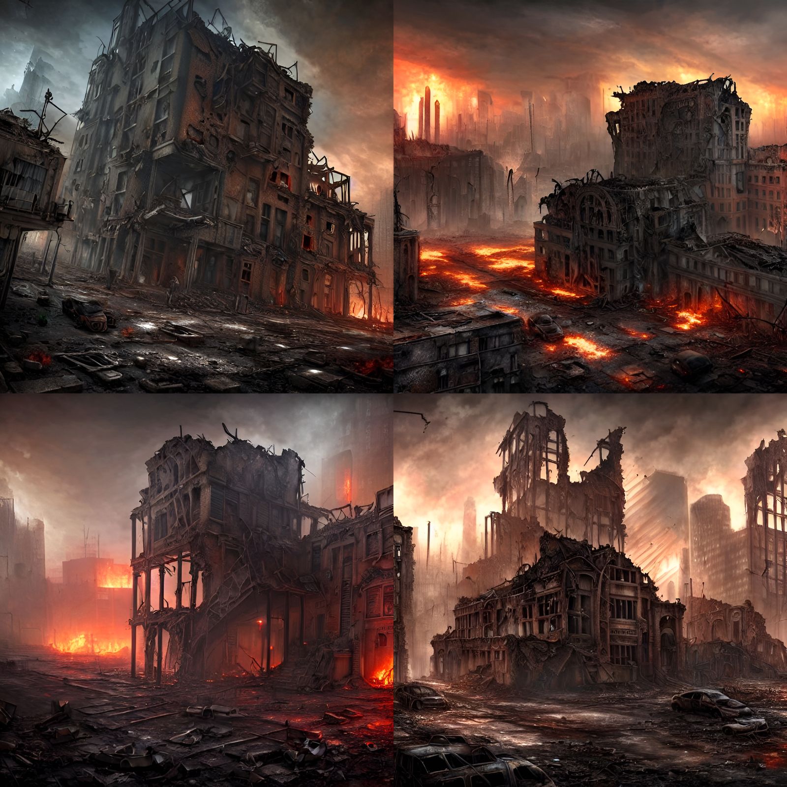 Dystopian Post-Apocalyptic City Ruins in Unreal Engine