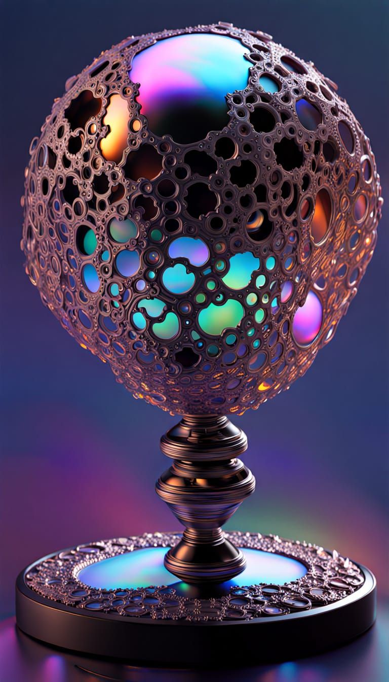 Brutalist Fractal Compositions in Academic Style