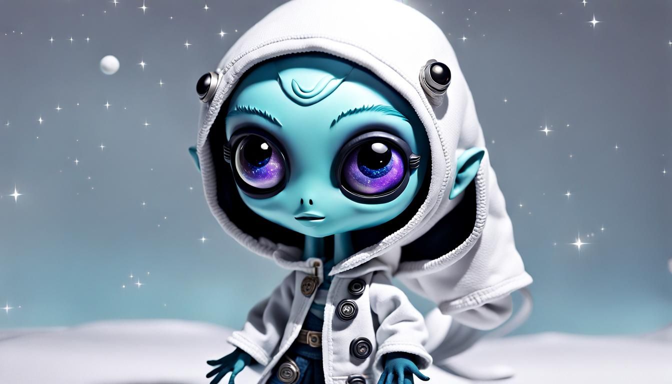 🦄CUTE ALIEN, BIG EYES🦄